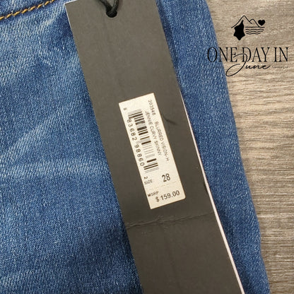 True Religion Jennie Curvy Skinny Jeans Blue Mid Rise NWT Size 28 (6)