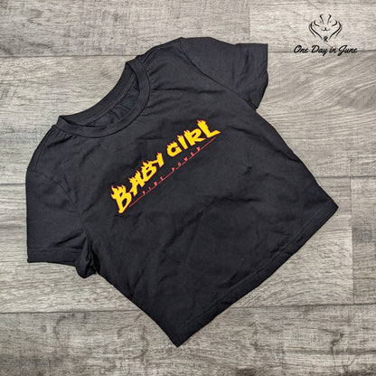 Amzbrly Baby Girl Fire Power Tee Size 16