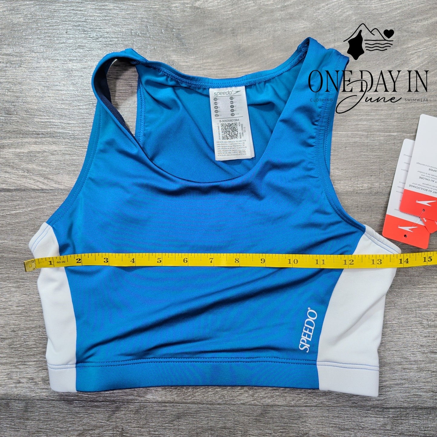 Speedo Turkish Sea Crop Top Size XS