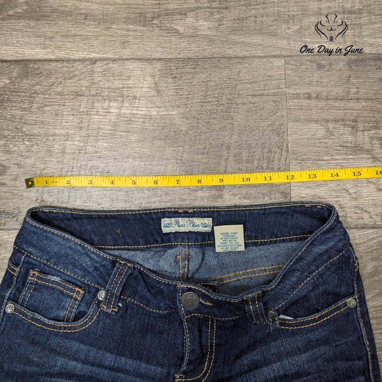 Paris Blues Juniors Straight Leg Jeans Size 5