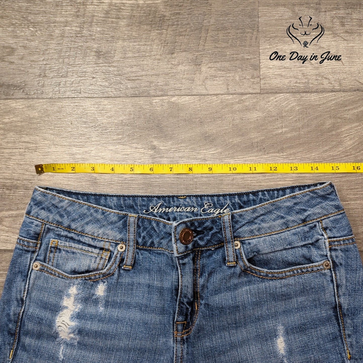 American Eagle Outfitters Cut Off Denim Shorts Size 0