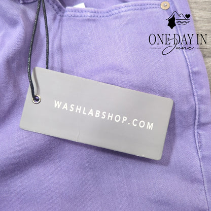 Wash Lab Fay Mid Rise Skinny Jeans Purple Gem NWT Size 10 (30)