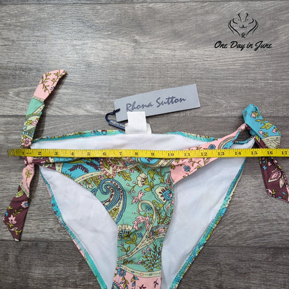 Rhona Sutton Tie Side Bikini Bottom Size 16