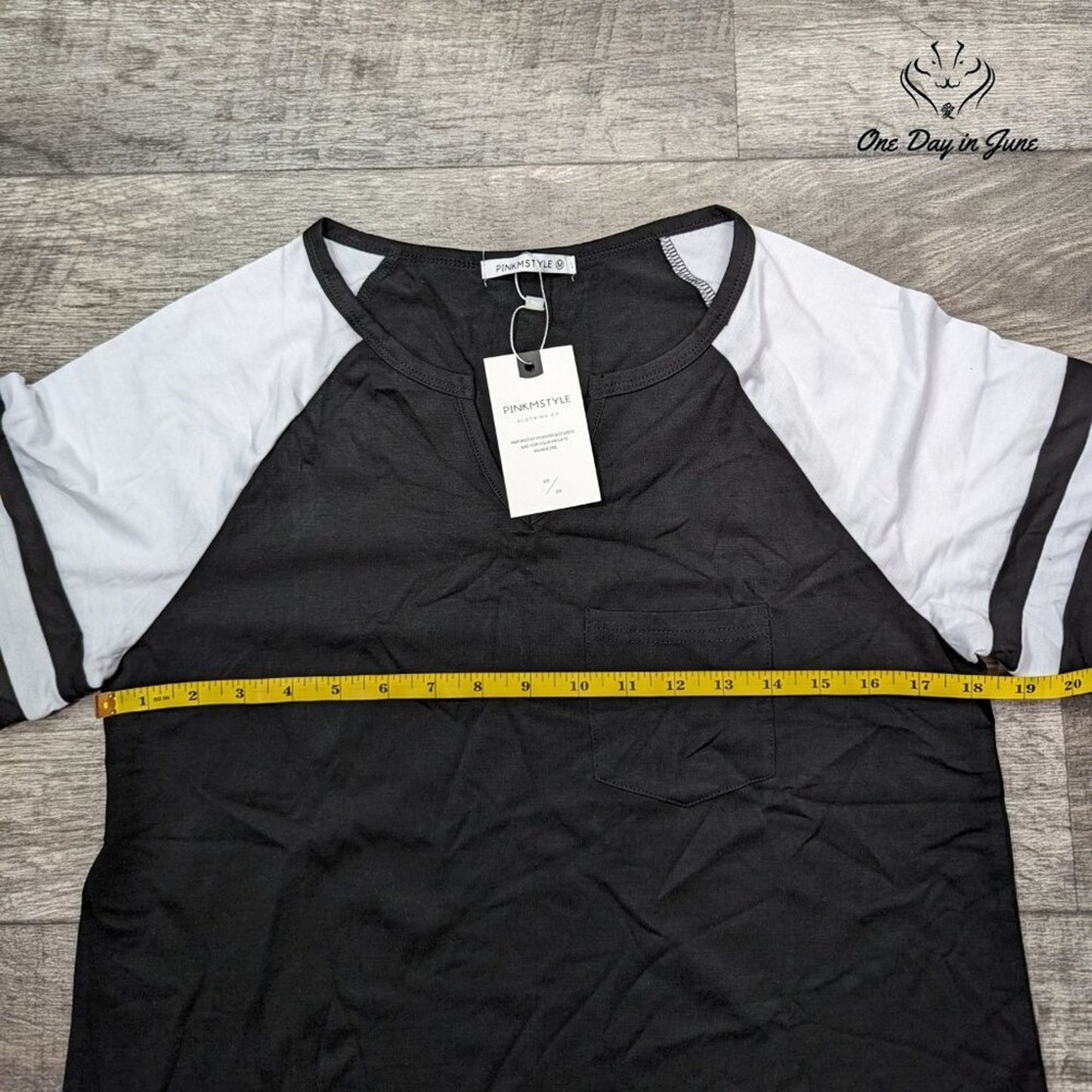 Pinkmstyle Short Sleeve Top Size M