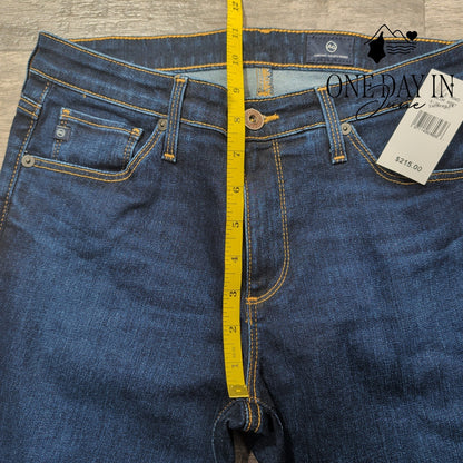 AG Adriano Goldschmied Straight Leg Jeans Women's Dark Blue NWT Size 4 (27)