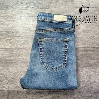 AG Adriano Goldschmied The Sophia High Rise Skinny Jeans Blue NWT Size 4 (47)