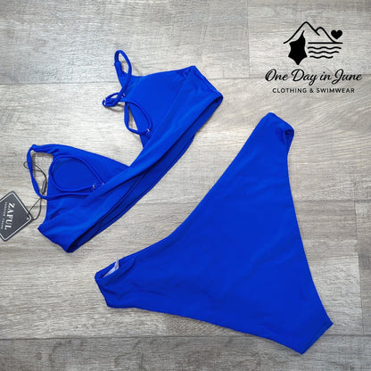 Zaful High Cut Bikini Swimsuit Size L