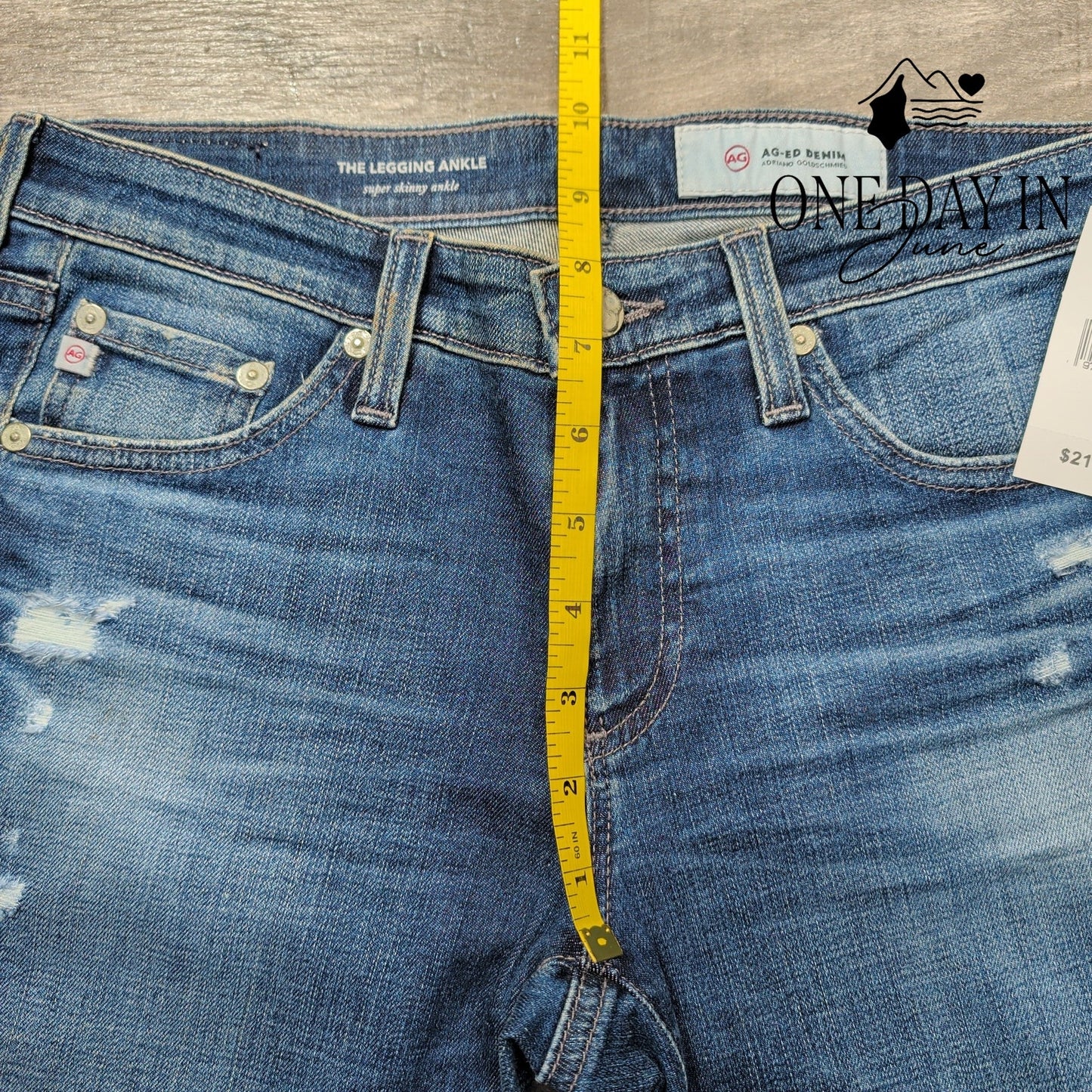 AG Adriano Goldschmied The Legging Ankle Super Skinny Ankle Jeans Size 4 (27)