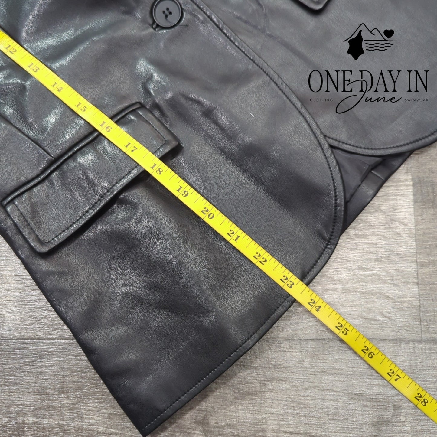 Philosophy Faux Leather Jacket Size S