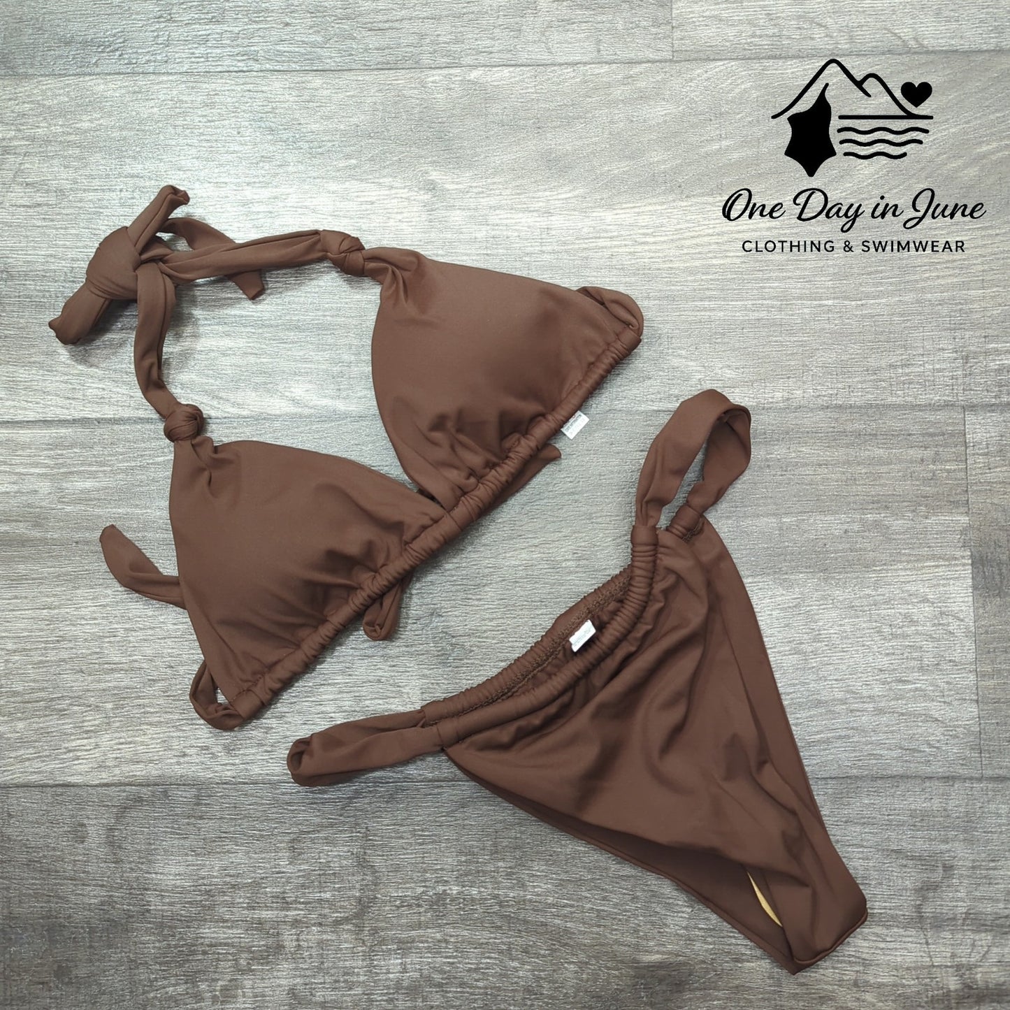 Charmleaks Brazilian Halter Triangle Bikini Swimsuit Size S