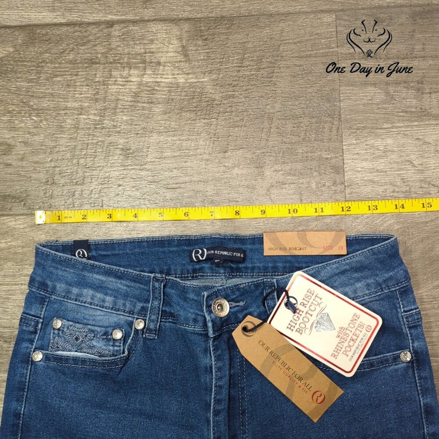 Our Republic For All High Rise Bootcut Jeans Size 10