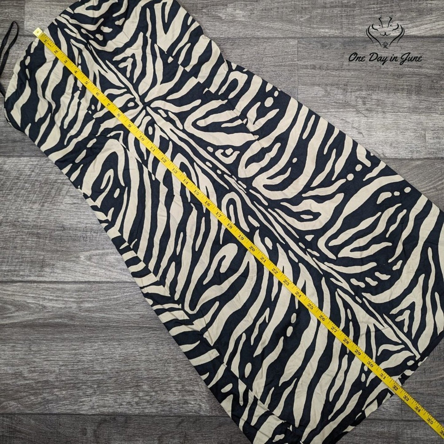 The Limited Strapless Zebra Print Lined Mini Dress Size 2