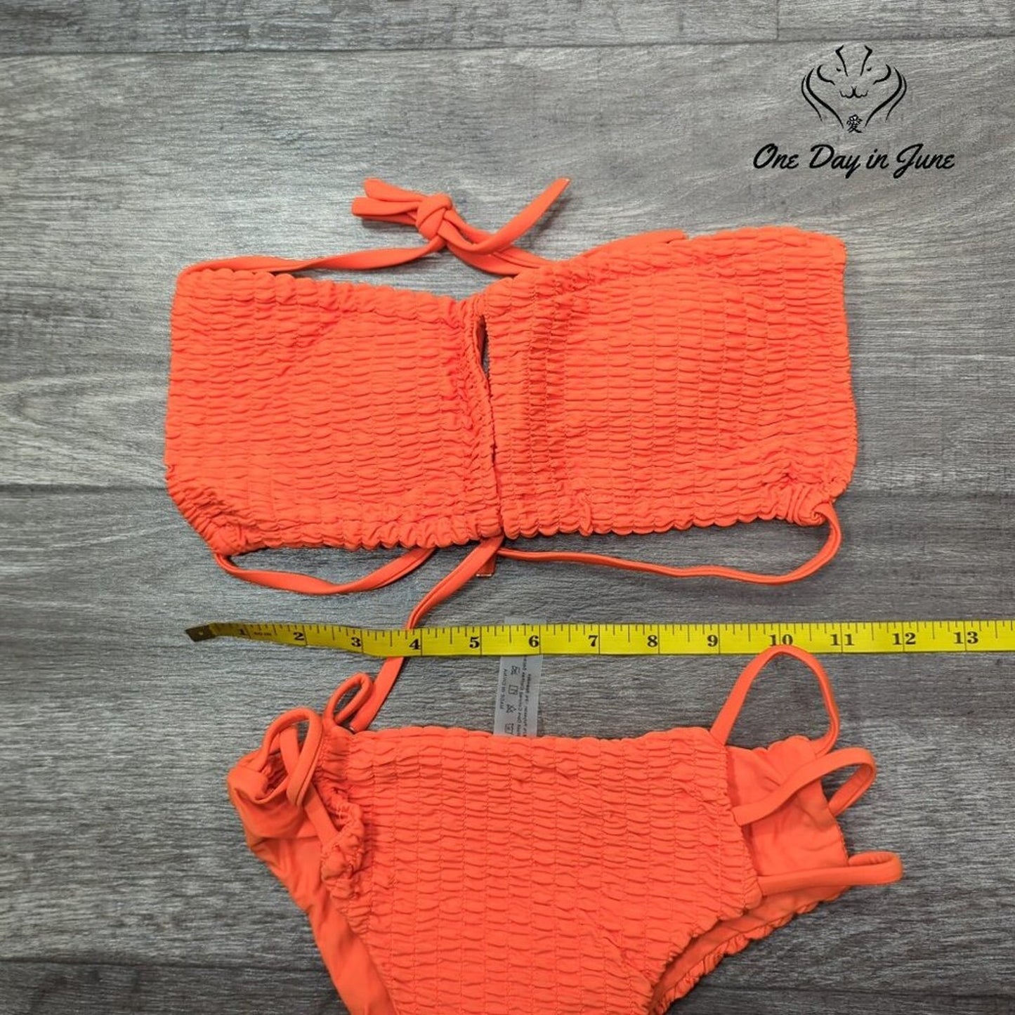 Nafleap Smocked Bikini Swimsuit Size XS