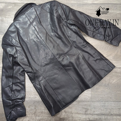 Philosophy Faux Leather Jacket Size S