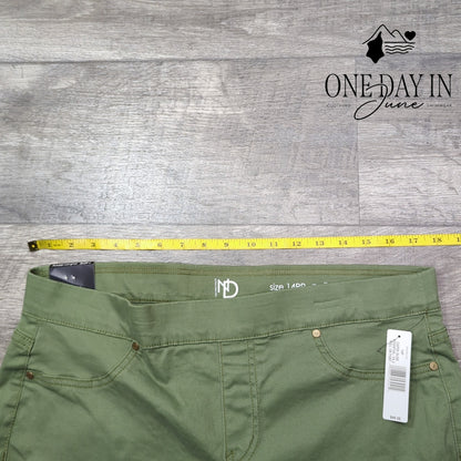 New Directions Petite Pull On Skinny Ankle Pants Size 14P