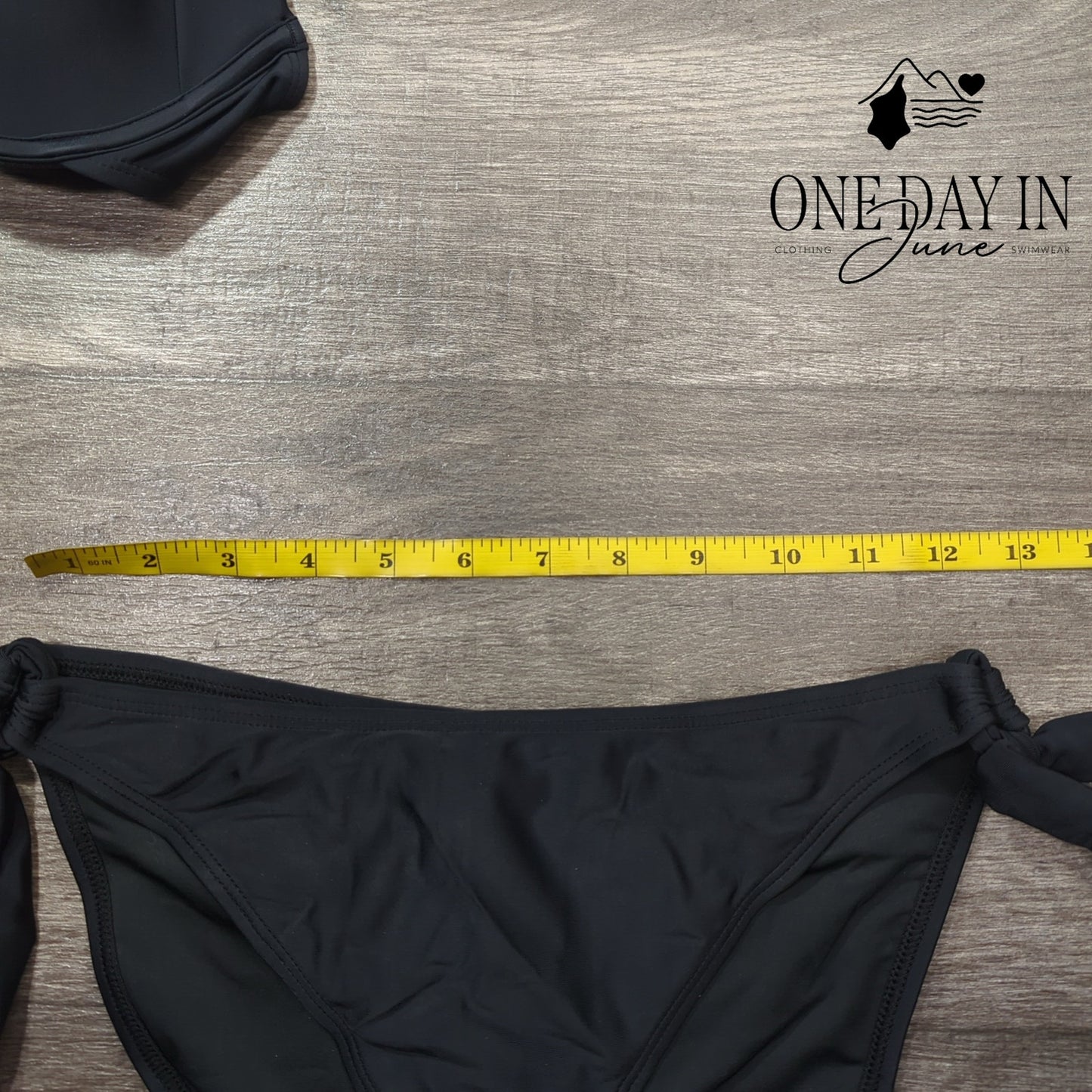 Colloyes Underwire Push Up Tie Side Bikini Swimsuit Size S