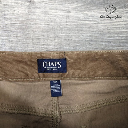 Chaps Petite Corduroy Skirt Size 12P