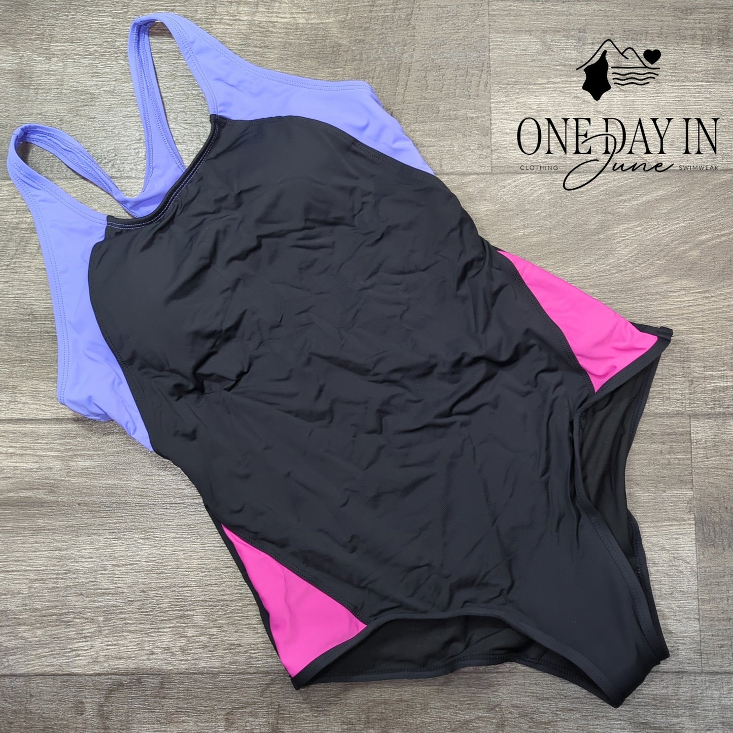 Beautikini Sport Training One Piece Swimsuit Size L