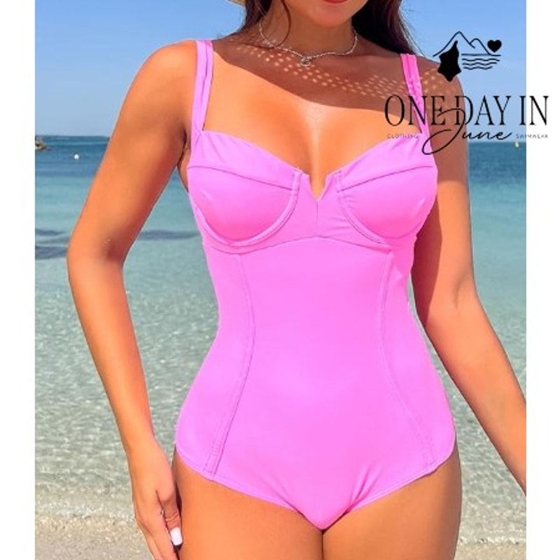 Lophitin Underwire One Piece Swimsuit Size L