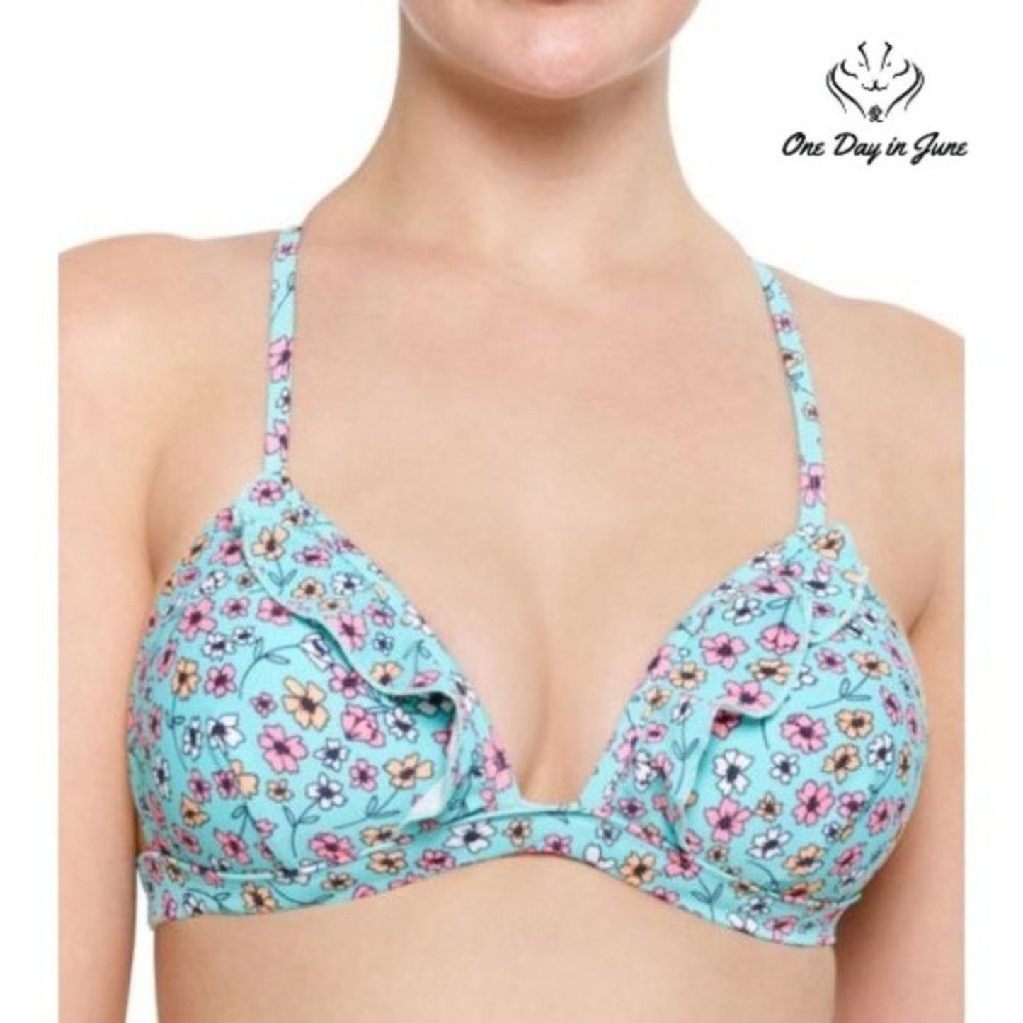 Arizona Jean Co. Juniors Bikini Top Size L