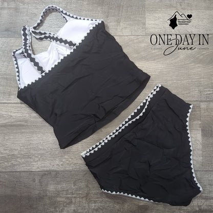 Popfeelings Crop Tankini Swimsuit Size S