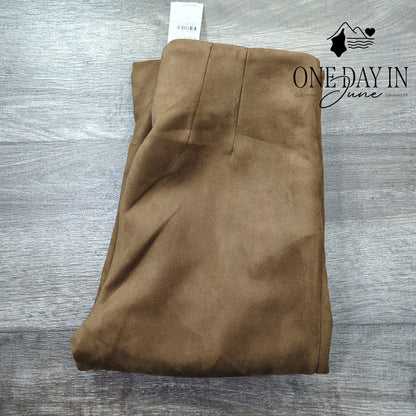 Loft Suede Like Ankle Pants Size 0