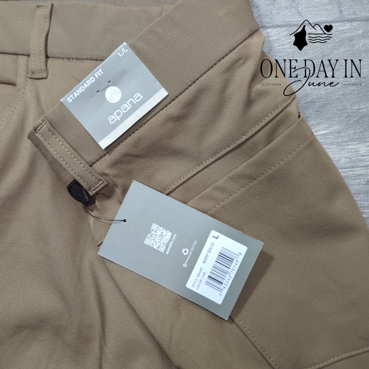 Apana Standard Fit Pants Size L