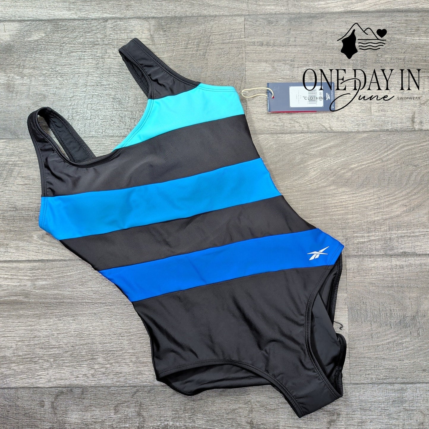 Reebok Cypress One Piece Swimsuit Size 6