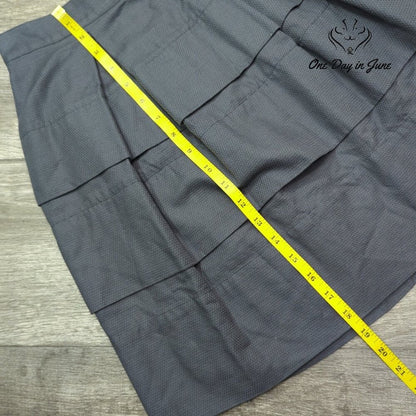 Calvin Klein A Line Tiered Mini Skirt Size 2
