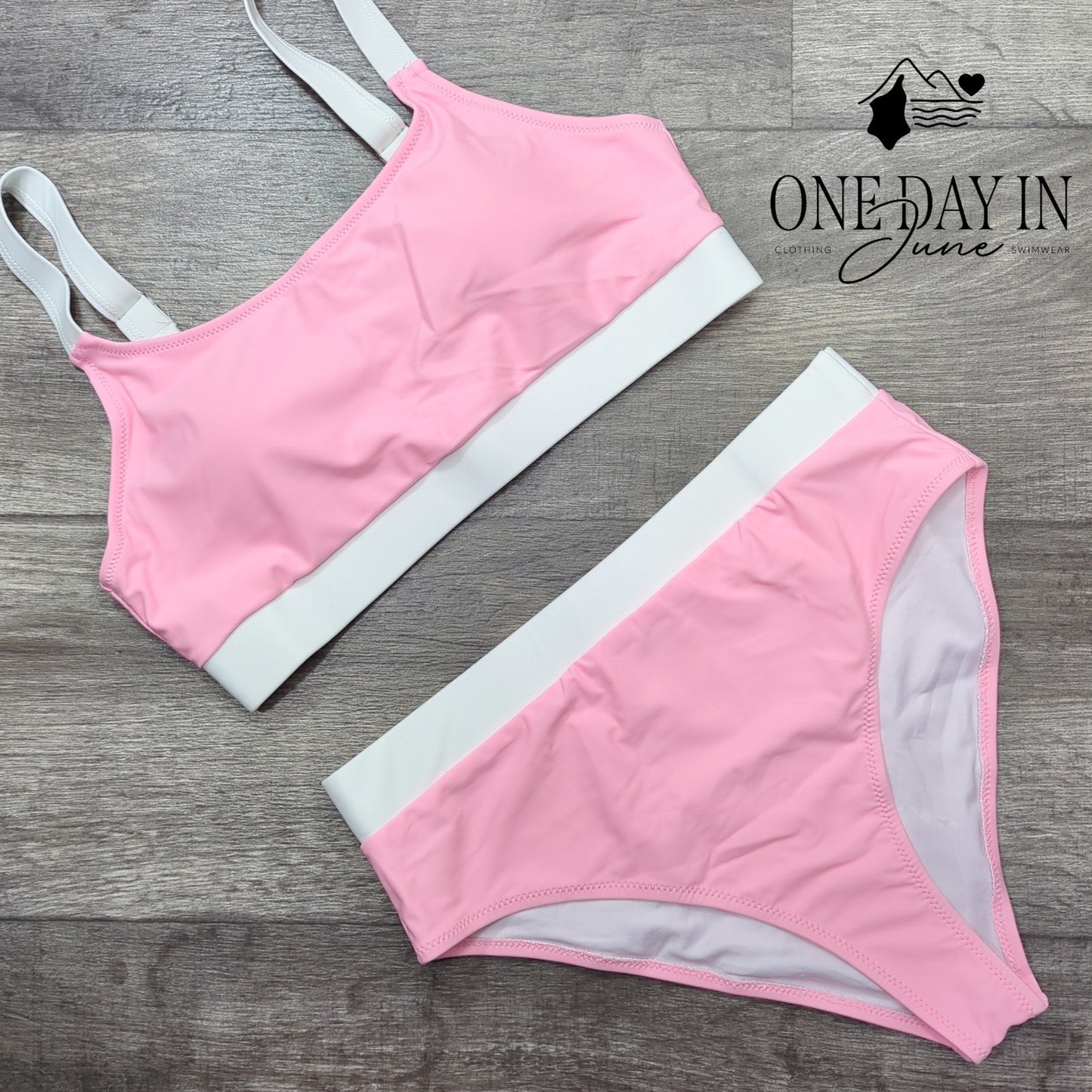 Aleumdr Crop Bikini Swimsuit Size M