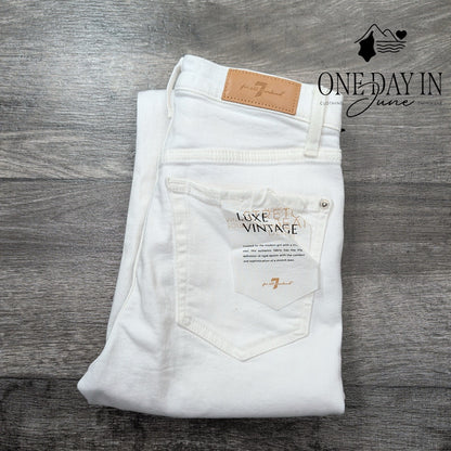 7 For All Mankind High Waist Crop Jeans Size 0 (25)