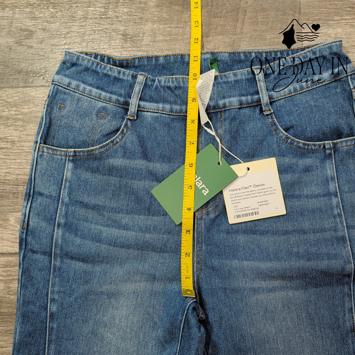Halara Flex Denim Skinny Jeans Blue Stretch NWT Size S