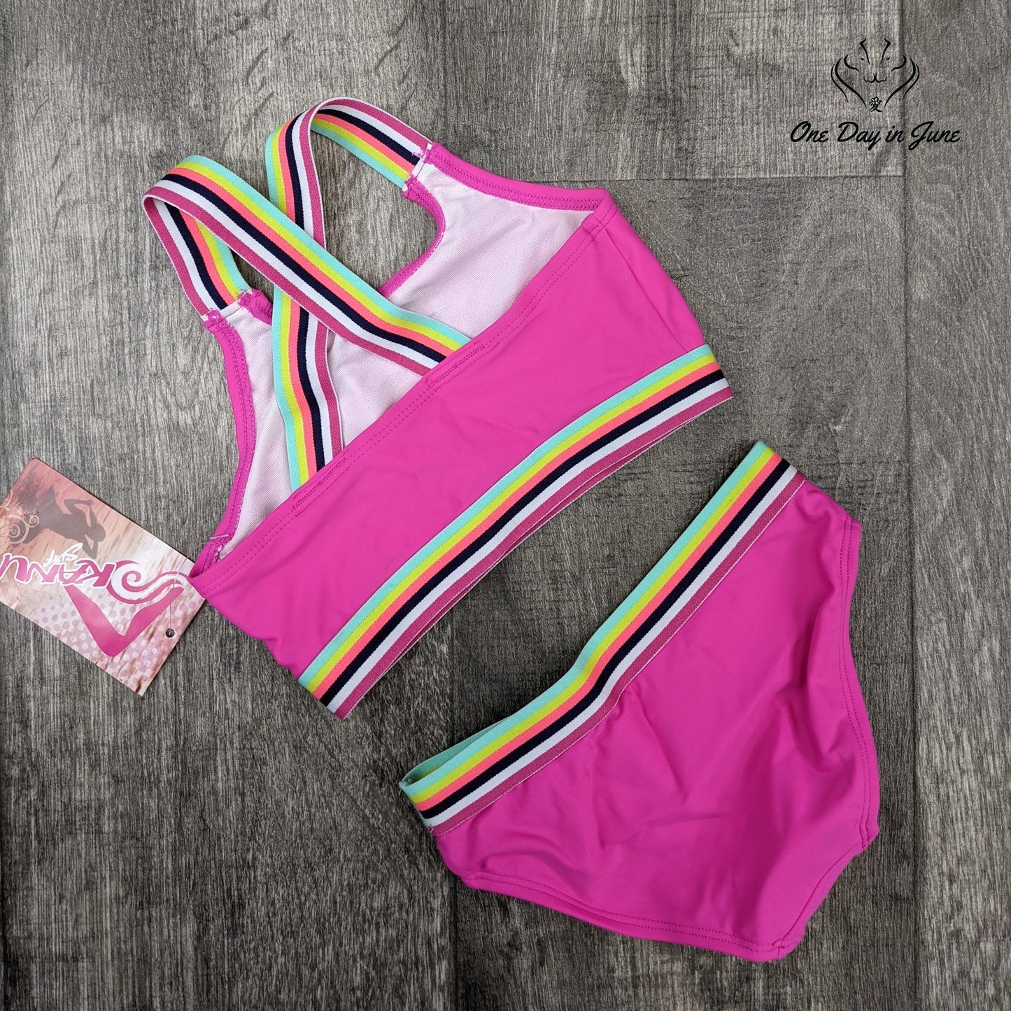 Kanu Surf Tanya UPF 50+ Beach Sport Bikini Swimsuit Size 5