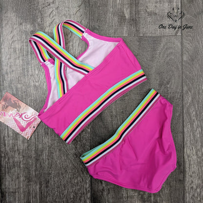 Kanu Surf Tanya UPF 50+ Beach Sport Bikini Swimsuit Size 5