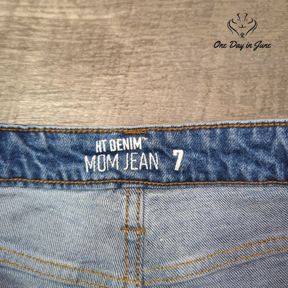HT Denim High Waist Mom Jeans Size 7