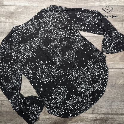 Libby Edelman Long Sleeve Blouse Size S