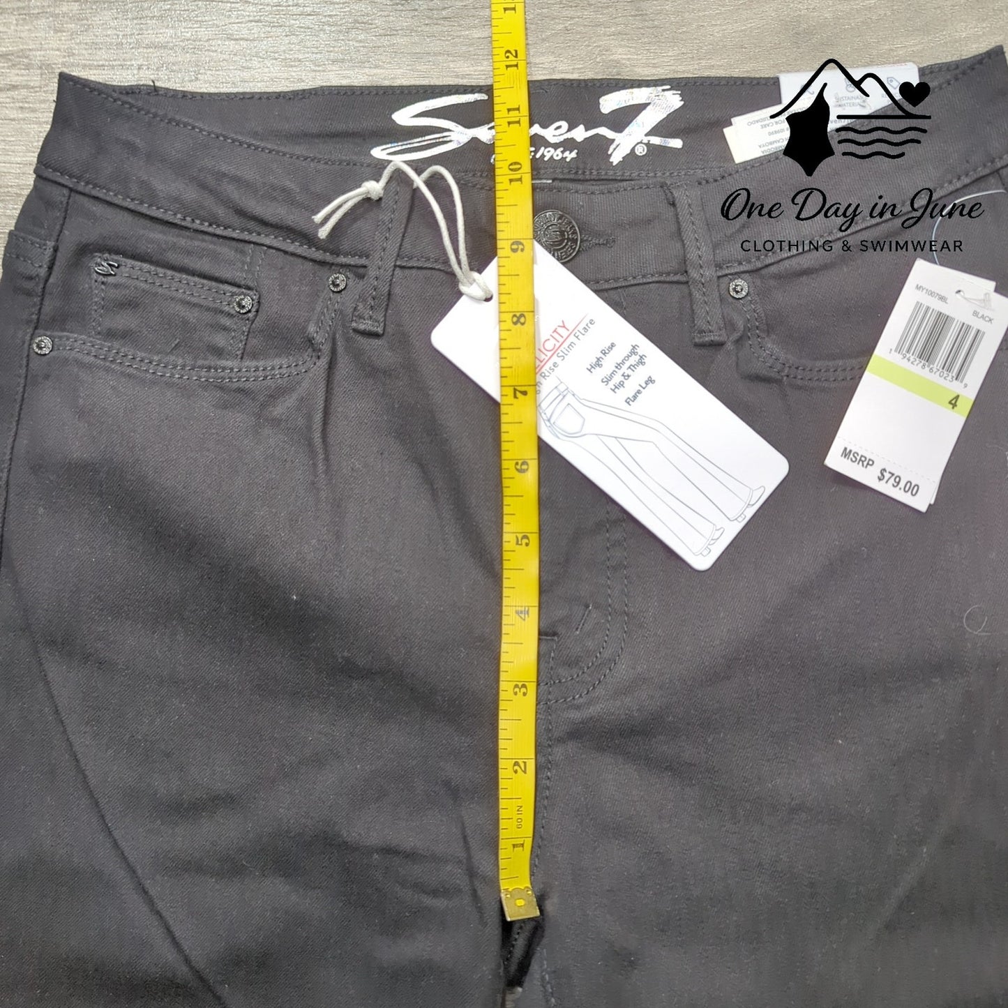 Seven7 Felicity High Rise Slim Fit Jeans Size 4
