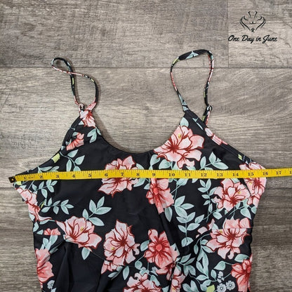 Zando Ruffle Flounce One Piece Swimsuit Size 10-12 XL