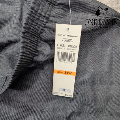 Alfred Dunner Plus Size Pull On Skirt Size 24W