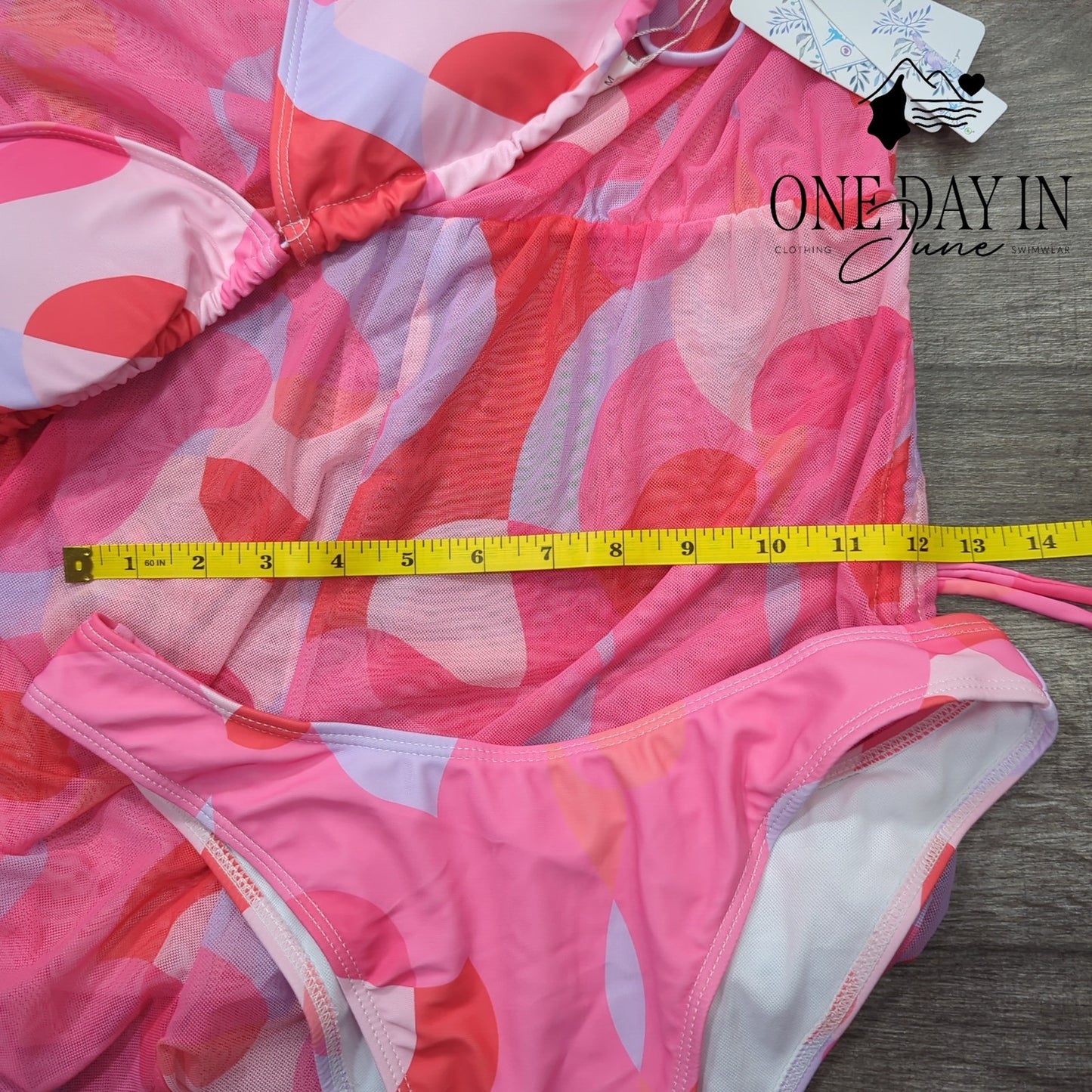 Dasd Adjustable Triangle 3 Piece Bikini Swimsuit Size M
