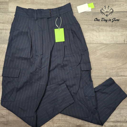Sam Edelman Ella Pinstriped Pants Size 6