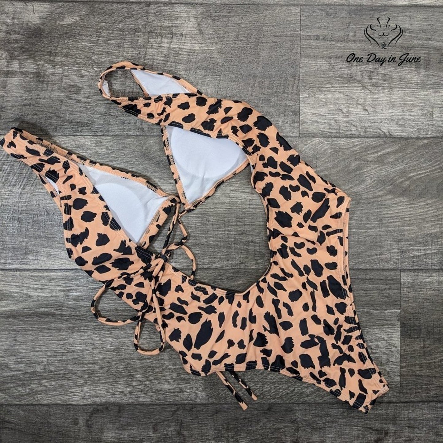 Pan Hui Sexy One Piece Swimsuit Size L