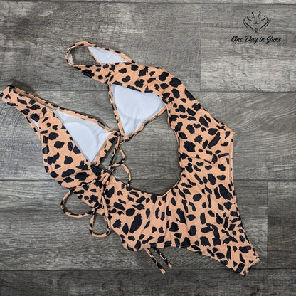 Pan Hui Sexy One Piece Swimsuit Size L