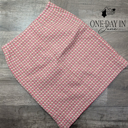 Pendleton Petite Wool A Line Skirt Pink Gray Cream Textured Size 6