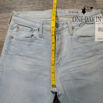 AG Adriano Goldschmied Prima Cigarette Ankle Jeans Light Wash NWT Size 4 (27)