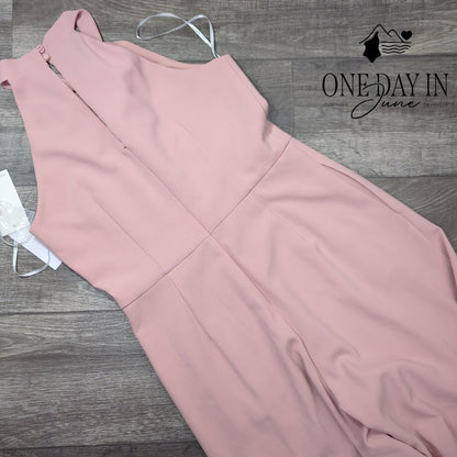 Julia Jordan High Neck Twist Front Jumpsuit Size 10