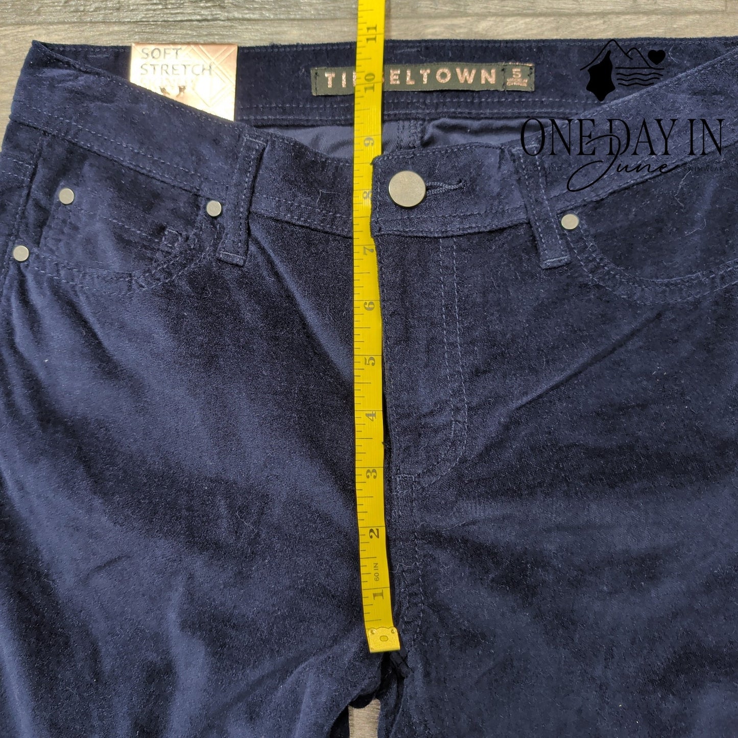Tinseltown Juniors Soft Stretch Velour Skinny Jeans Size 5