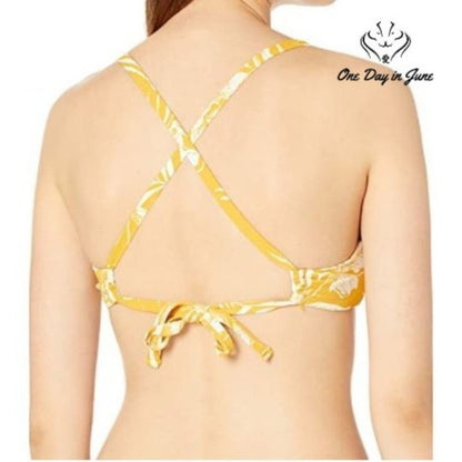 Roxy Beach Classics Fashion Fixed Tri Swim Top Size XL