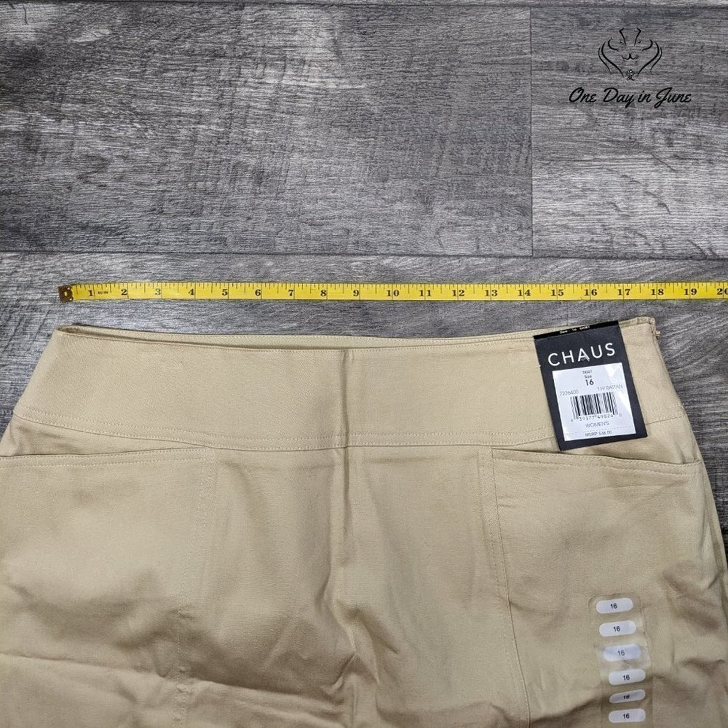 Chaus Pocketed Skirt Size 16