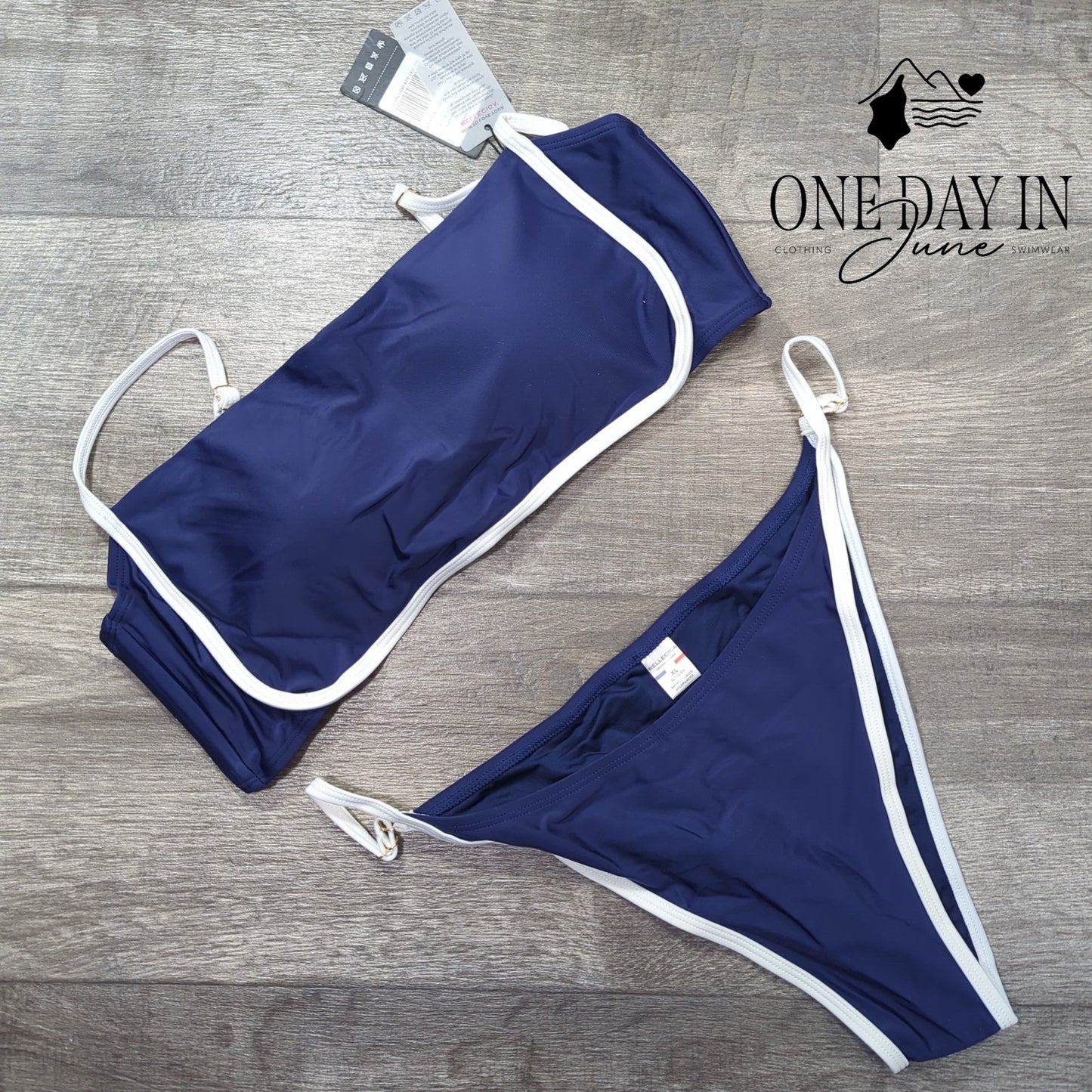 Relleciga Crop Bikini Swimsuir Size XL